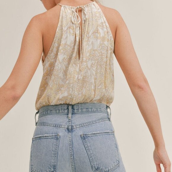 Sage The Label Lemon Grove Bodysuit in Yellow Ivory - Picture 2 of 6